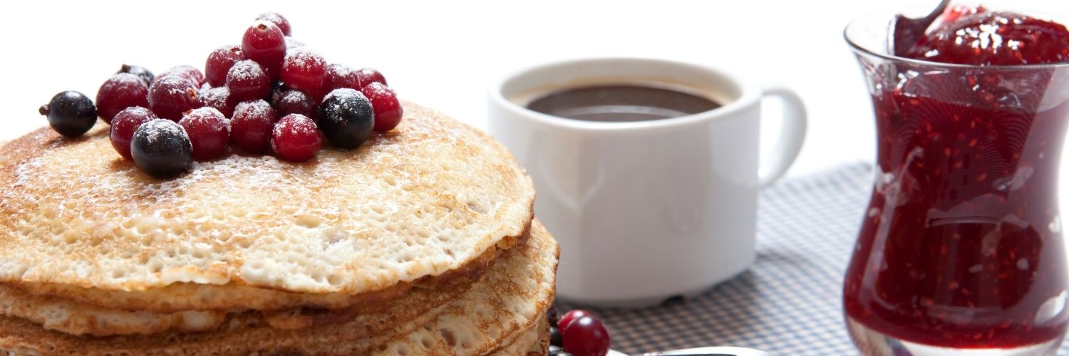 Blini or Russian pancakes